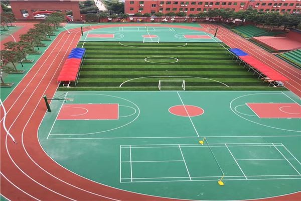 400米預制型塑膠跑道 400米預制型塑膠跑道